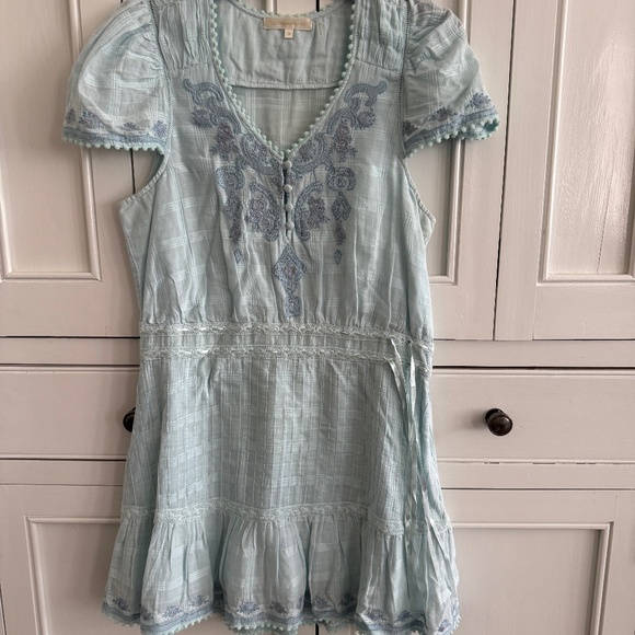 LoveShackfancy ABELINA DRESS Light Blue Dress Size 10 - Picture 1 of 3